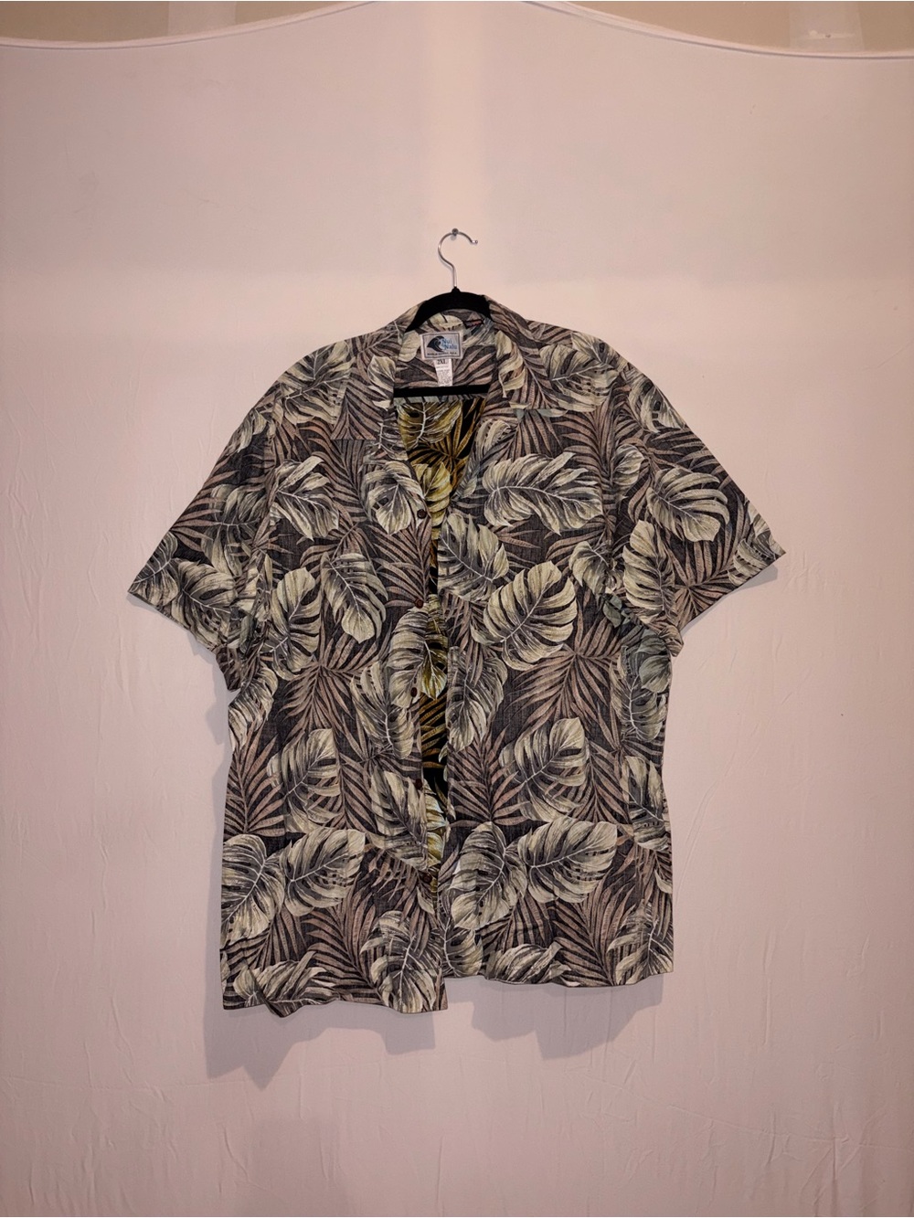 NUI NALU Men's Short Sleeves Hawaiian Shirt Size 2XL